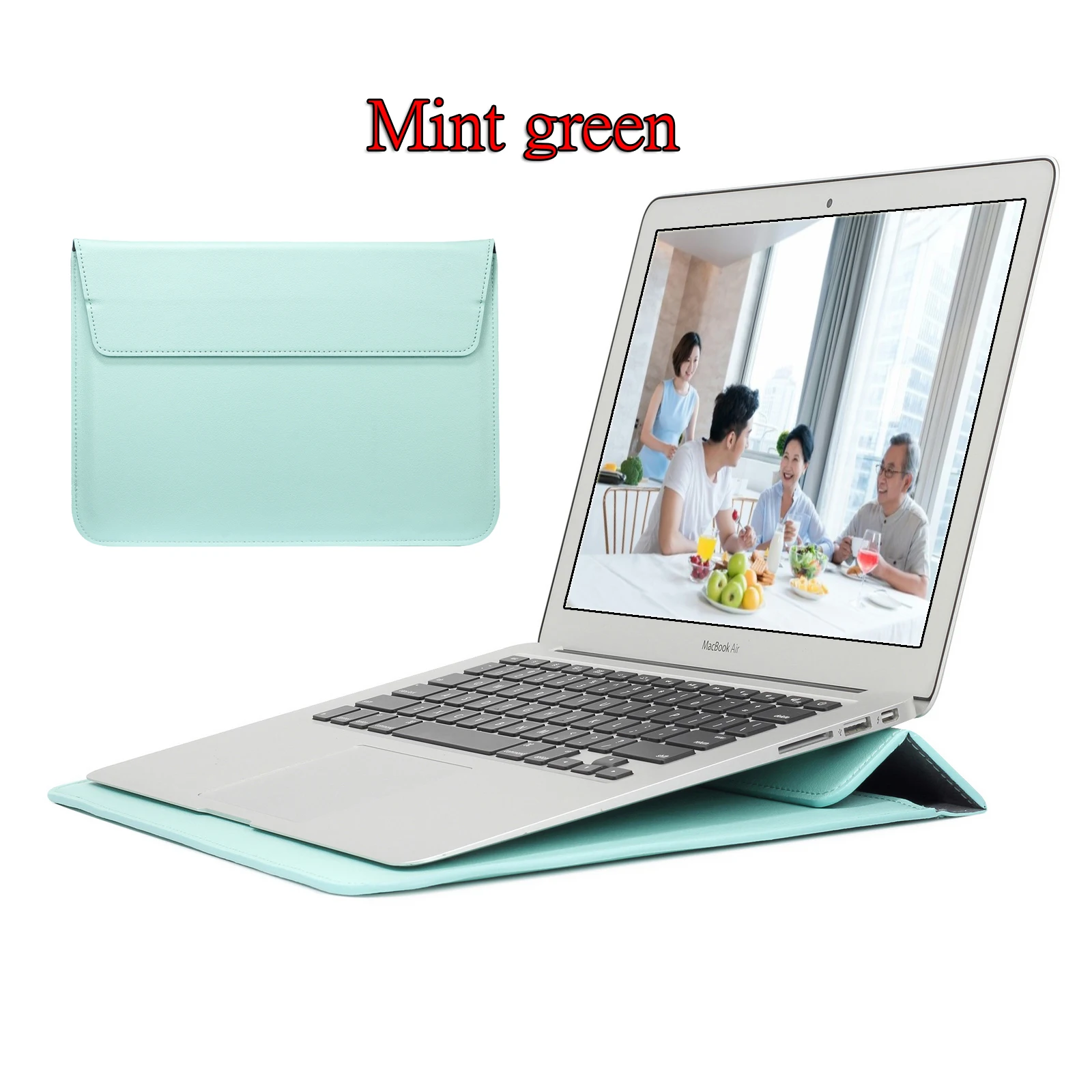 Защитная Кожаная сумка SDYGHHT для Macbook Air 13 Pro retina 12 13 15 чехол для ноутбука Macbook new Air 13 A1932 чехол-подставка