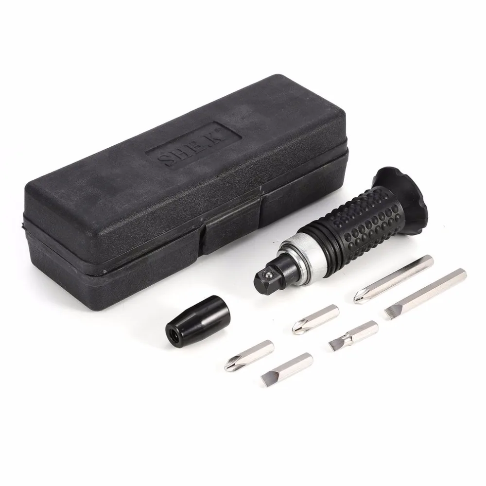 SHE.K 7pc Screwdriver Set Phillips Slotted Bit Cr-V Steel Screw Driver Car Machine Repairing Hand Tool Kit High Torque | Инструменты