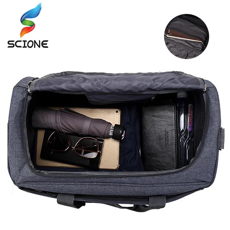 Водонепроницаемая нейлоновая спортивная сумка для мужчин и женщин сумки фитнеса