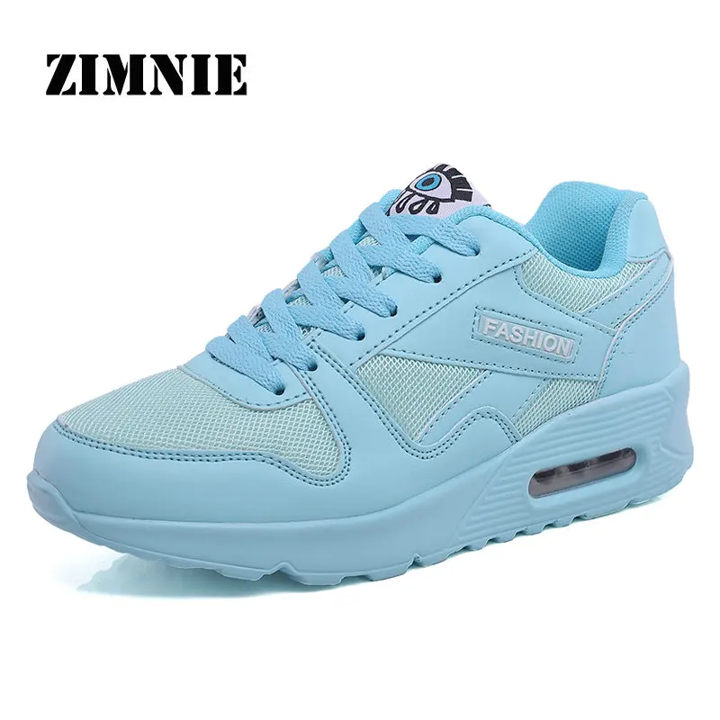 01 Sky Blue Mesh ZIMNIE, брендовая Стильная Спортивная обувь для мужчин и женщин, Классические Легкие кроссовки, амортизация, дышащая, унисекс, спортивная обувь для ходьбы - Цвет: 01 Sky Blue Mesh