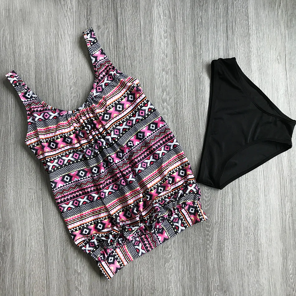 Купальная одежда 2019 сексуальный купальный костюм женский танкини больших