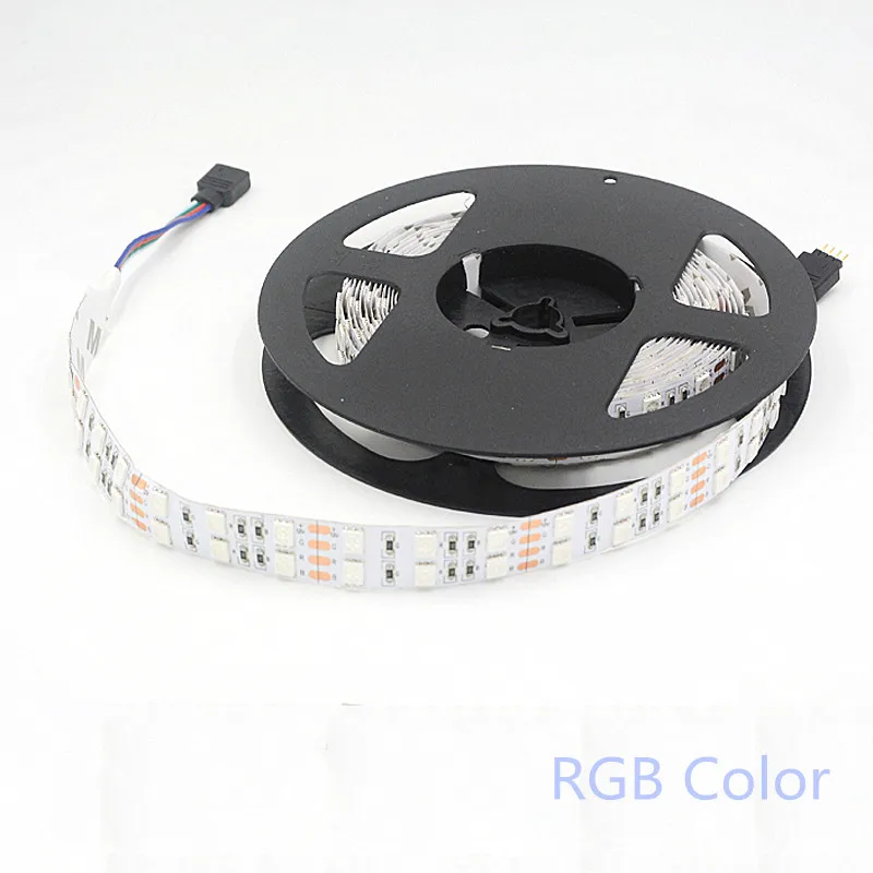 SPLEVISI не водонепроницаемый DC12v 120 светодиодов/м RGB Светодиодная лента 5050 5 м/катушка
