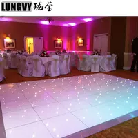 2ft*2ft Starlit LED Dance Floor Wireless Connect RGB Full Color/White Color DJ Disco Party Wedding Stage Light