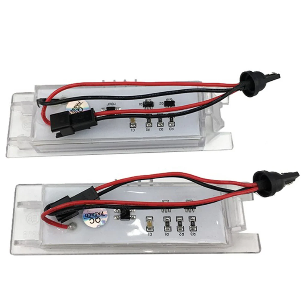 

DJSona NEWEST 1 Pair SMD 3528 White Light 18 LEDs License Plate Lamp 12 V for OPEL ZafiraB ASTRA CORSA Insignia Hot Sale
