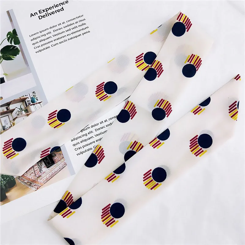 Модный имитирующий шелковый шарф для женщин мягкий с принтом Дамский хиджаб