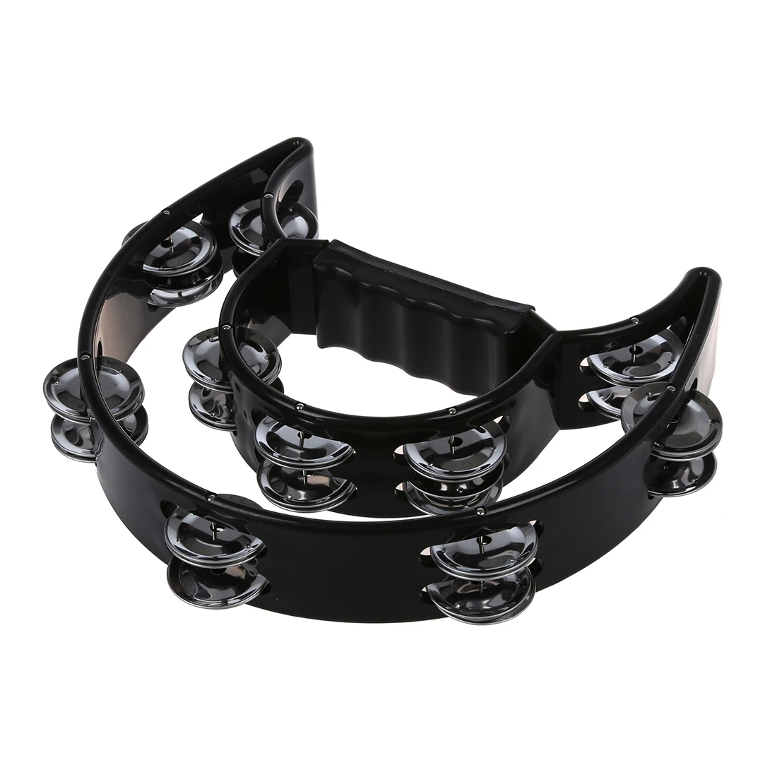 

MACH Musical Double Half Moon Tambourine Drum Kit Hi Hat Percussion Gift KTV Party