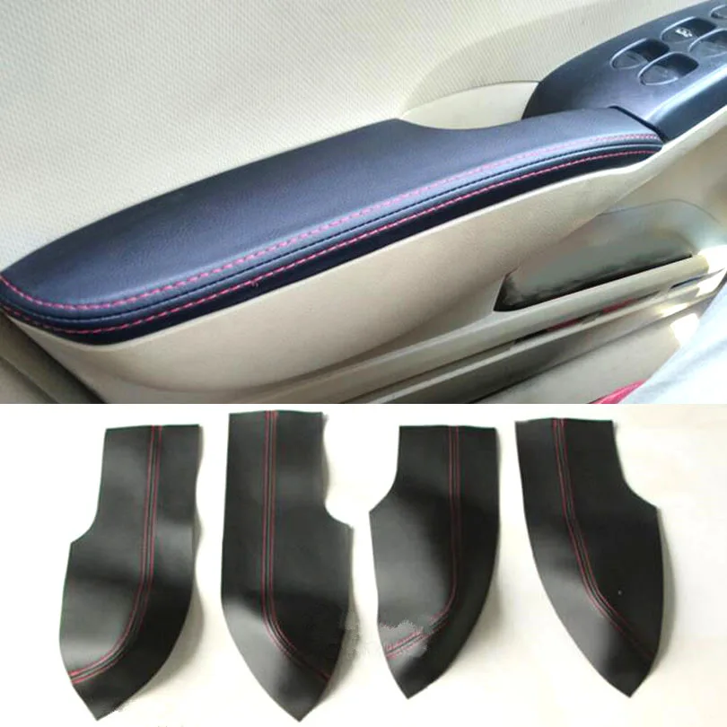 JXKaFa для Honda Civic 8th 2006-2011 искусственная кожа автомобильная дверь подлокотник чехол