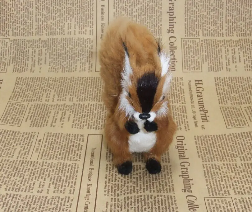 Милый маленький Моделирование игрушка белка похожая на настоящую игрушечные