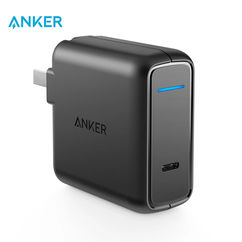 Anker USB PD Зарядное устройство Мощность порт Скорость 1 C 30 Вт с Доставки стены для