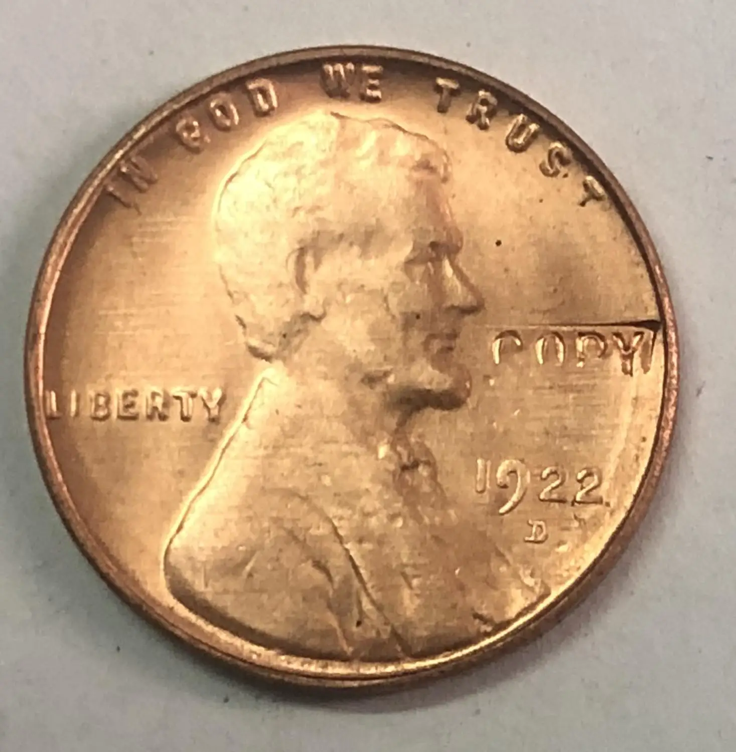 1922 D Соединенные Штаты 1 Cent &quotЛинкольн пшеничные уши обратного&quot|Безвалютные