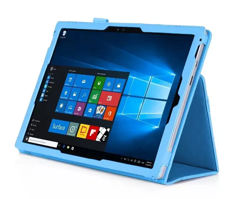 Роскошный кожаный чехол для microsoft Surface pro 3 Pro 4, умный чехол для Surface Pro 5 pro 6 Pro 7, чехол-подставка для планшета+ ручка