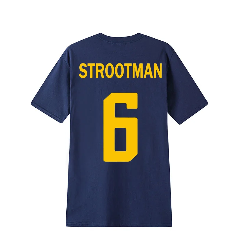 Strootman NO.6 футболист boot cup europe club 2018 Новое поступление Мужская модная футболка в