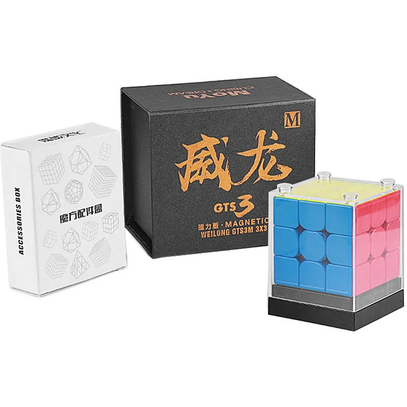 Moyu weilong GTS 3M профессиональный куб магнитный 3x3x3 магические Кубики-пазлы профессиональные магниты скоростной куб 3 на 3 игрушки для детей