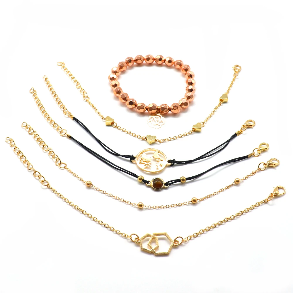 6 шт./компл. Модные полые карта с шестигранной головкой украшением в виде