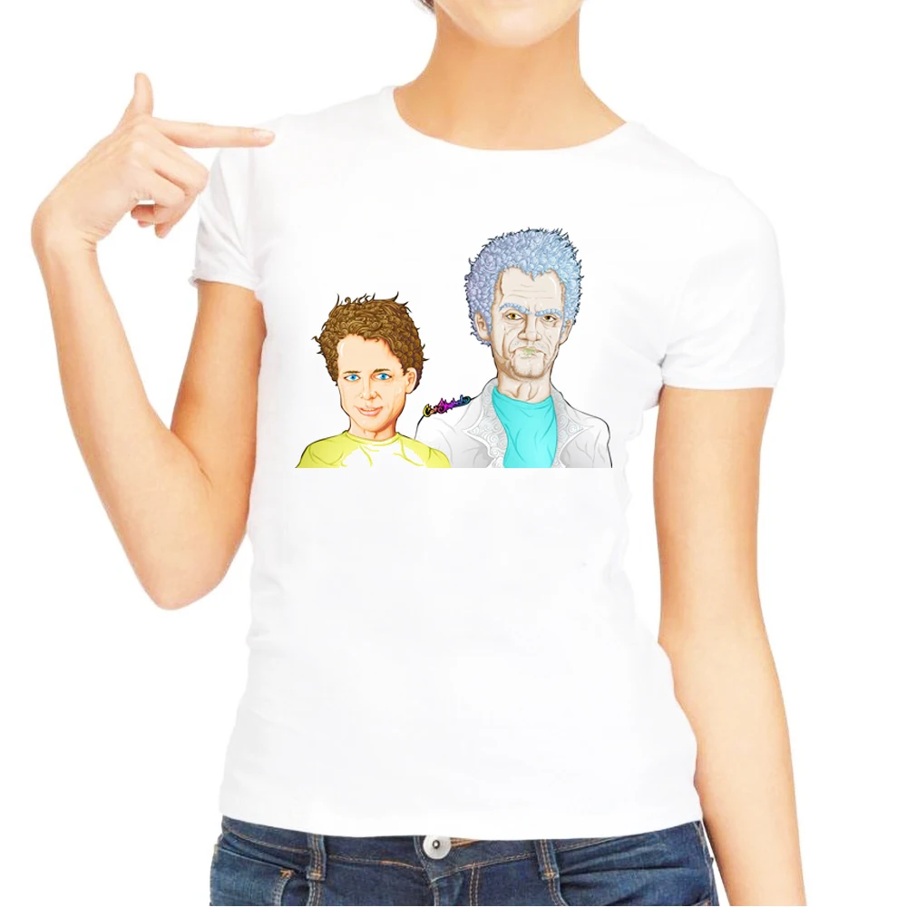 Рик и Морти женская футболка 2019 лето Аниме причудливые футболки мир среди миров