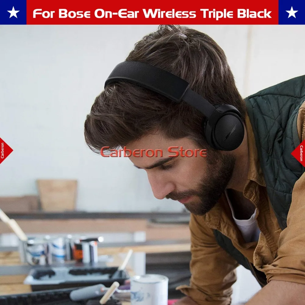 Carberon Замена амбушюры для Bose On-Ear беспроводной тройной/SoundTrue On-Ear(OE)/On-Ear 2(OE2) наушники(серый LR