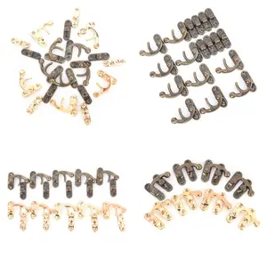 10 шт.лот, металлический замок, загнутая пряжка, роговой замок, застежка, крючок, сумка, ручная сумка, замки, аксессуары