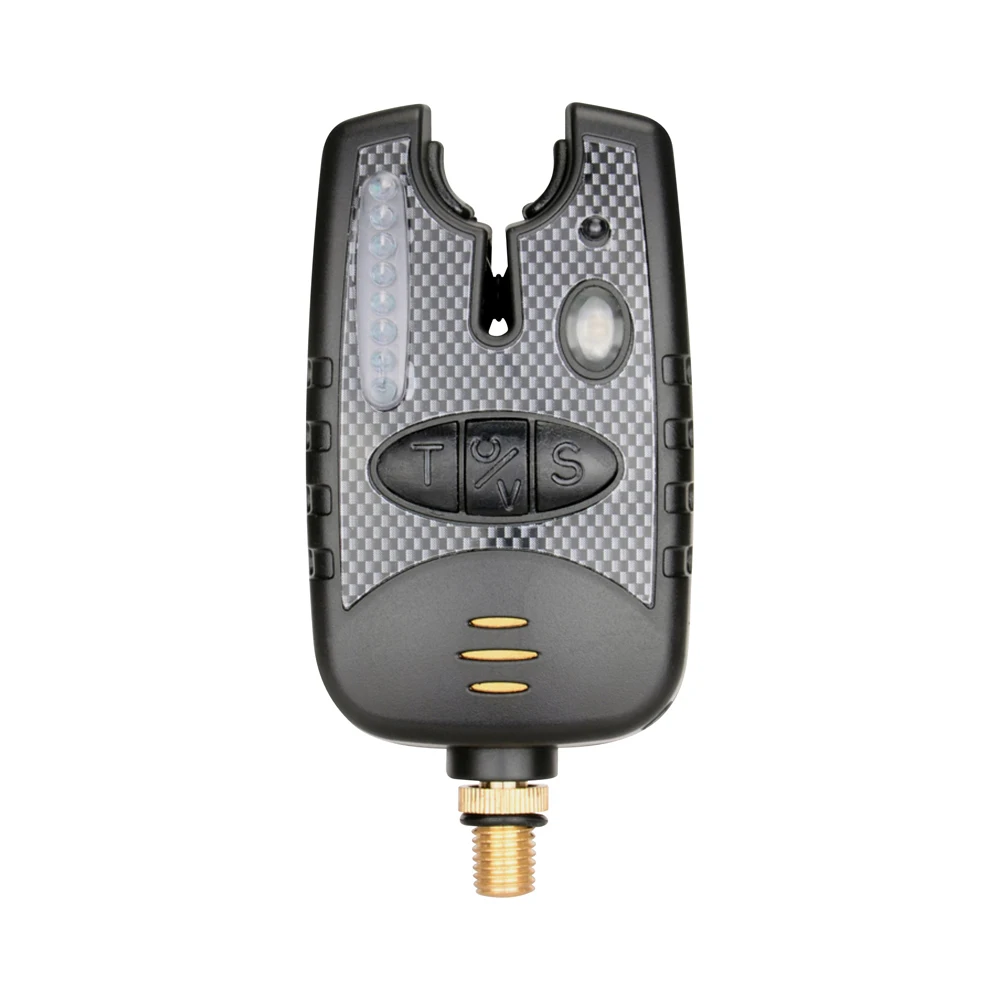 Fishing Bite Alarm with 8 LED Light and Adjustable Tone Volume Sensitivity Sound Alert for Rod | Спорт и развлечения