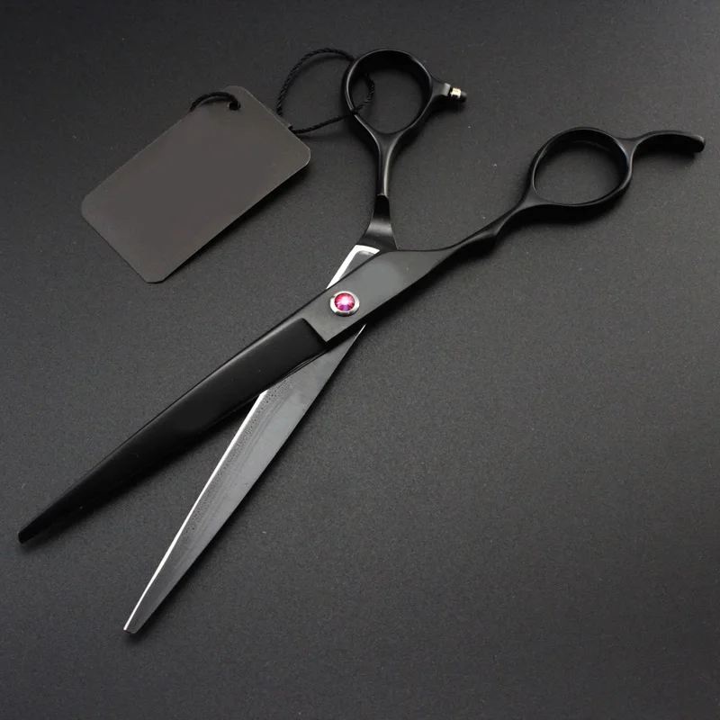 Пользовательские 7 дюймовые левосторонние прямые ножницы для стрижки волос