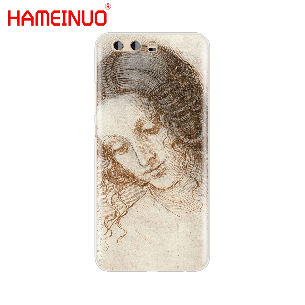 HAMEINUO Italy leonardo da vinci art Cover phone Case for huawei Ascend P7 P8 P9 P10 P20 lite plus pro G9 G8 G7 2017 | Мобильные