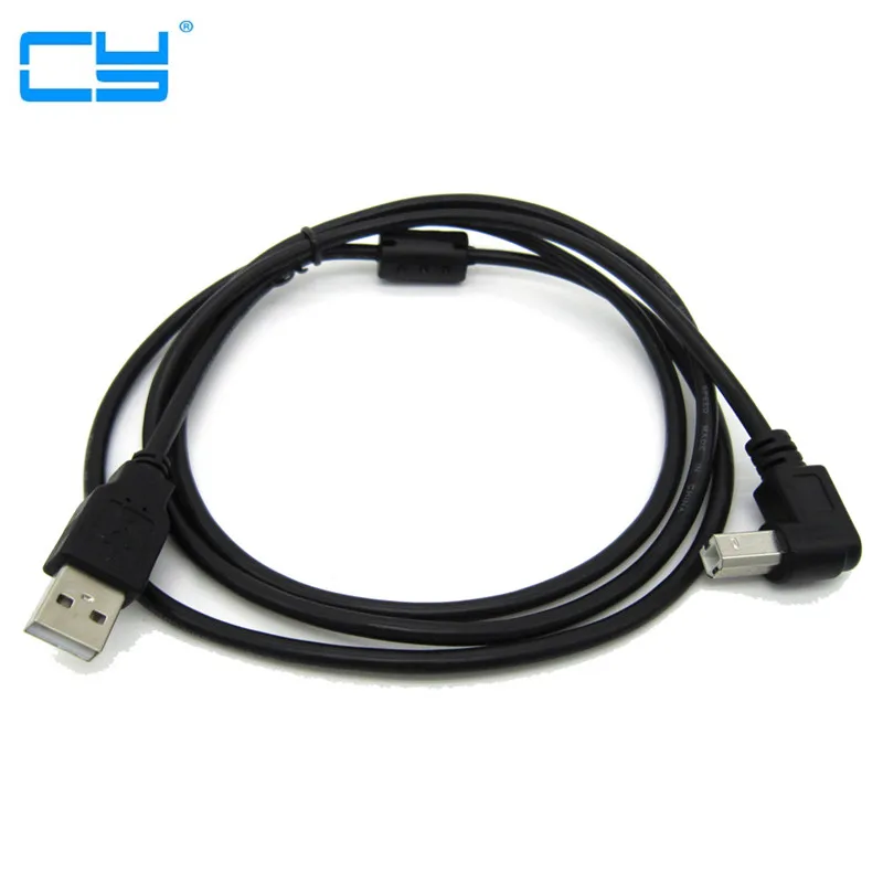USB 2 0 A Macho para 90 Graus Curva de Angulo Right cabo Masculino B link Data Para Impressora cartucho disco жесткий | Компьютеры