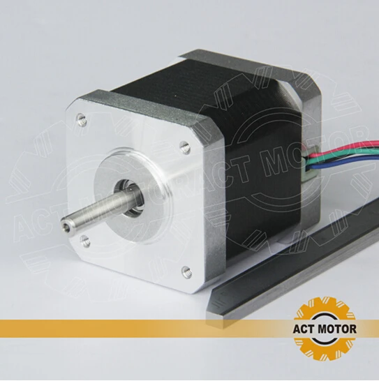 Закон 1P Nema17 шаговый двигатель 17HS5425 1 8 градусов 2.5A 4800g cm(70oz in) 2 4 без содержания