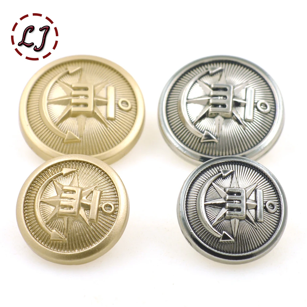 Новые модные декоративные кнопки высокого качества матовые золотые серебряные