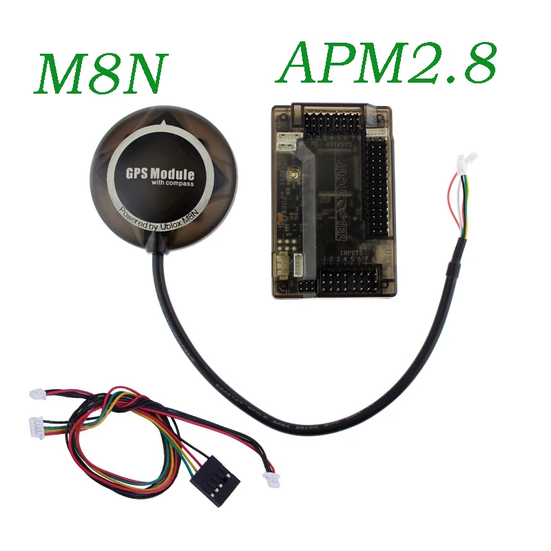 Плата контроллера полета мультикоптера APM 2 8 RC с чехлом 6M / M8N GPS Компас для