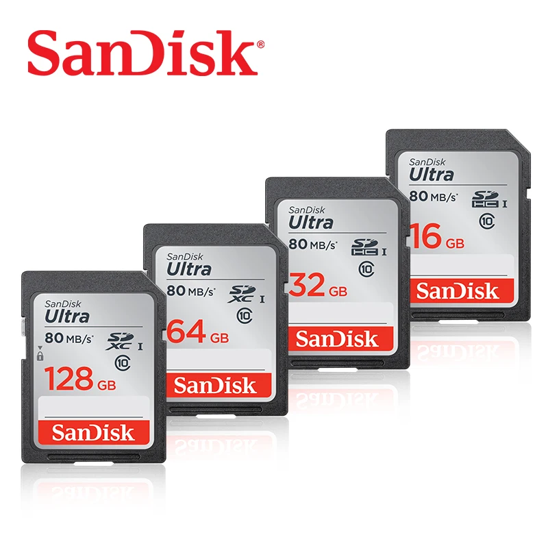 Карта памяти SanDisk Extreme Pro SDHC/SDXC SD карта 32 Гб 64 128 ГБ 256 класс 10 U1 U3 4K 16 512 флэш для
