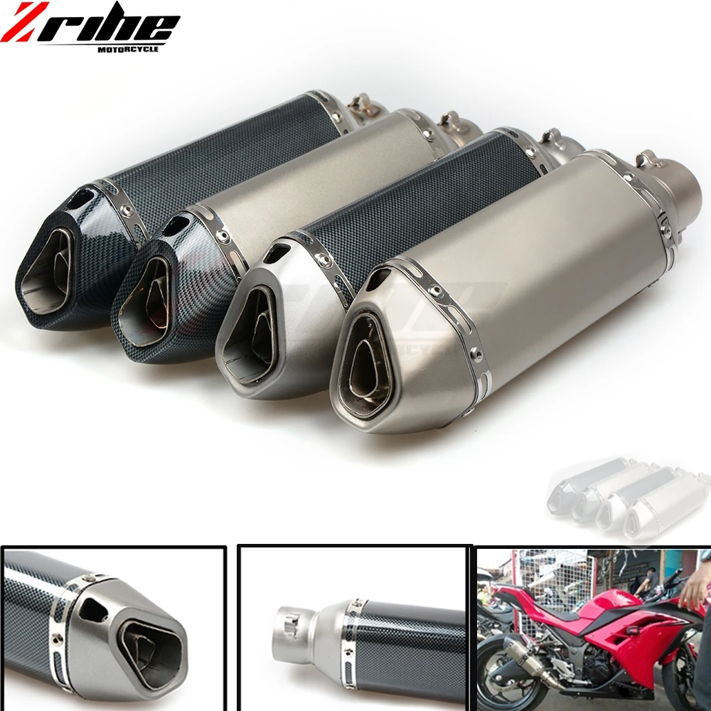 

Универсальный глушитель для мотоцикла, 51 мм, входной выхлоп для Honda VFR750, VFR800, VTR1000, CBF1000, VF750, CB599, CB600
