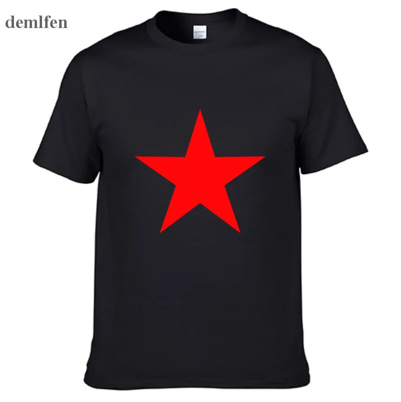Новые модные мужские футболки Red Star новые хлопковые мужская одежда оптовая