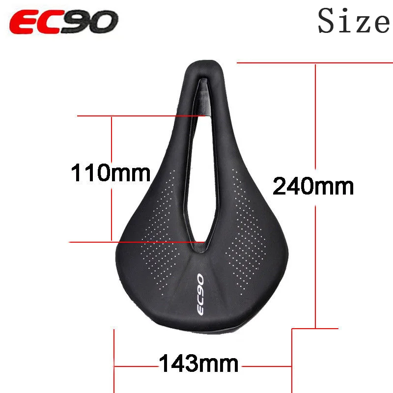 EC90 MTB велосипеда Горный Дорожный велосипед седло велосипедное седло из дышащей искусственной кожи Мягкая Подушка седла 240*143 мм
