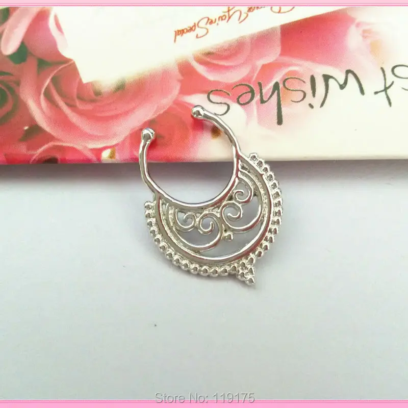 Кольцо для носовой перегородки в стиле панк|septum clicker|nose hoop ringseptum jewelry |