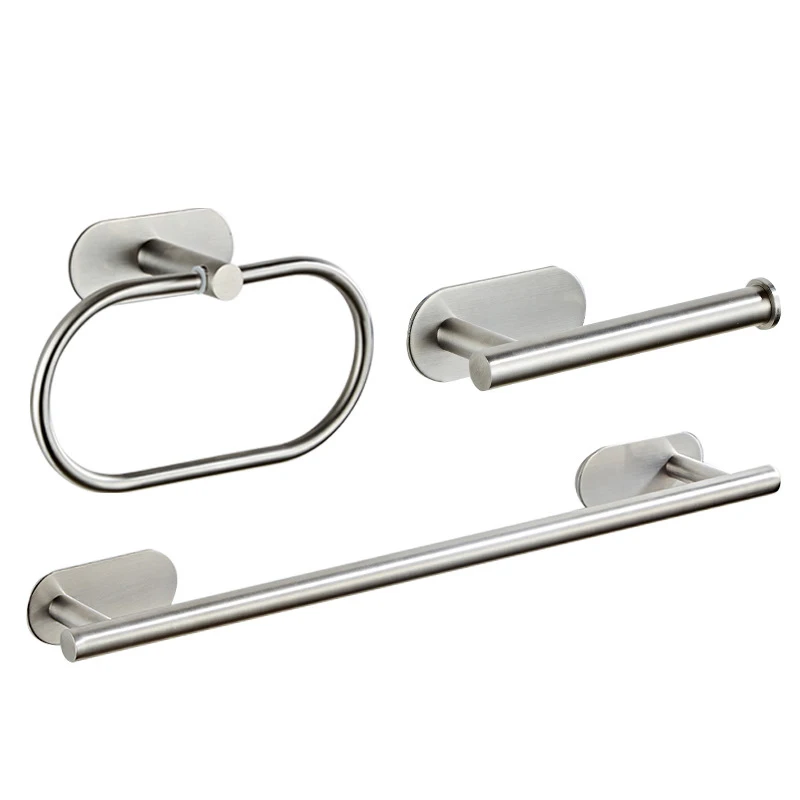 ПОЛОТЕНЦЕДЕРЖАТЕЛЬ для ванной набор Органайзер держатель Серебряный отель из