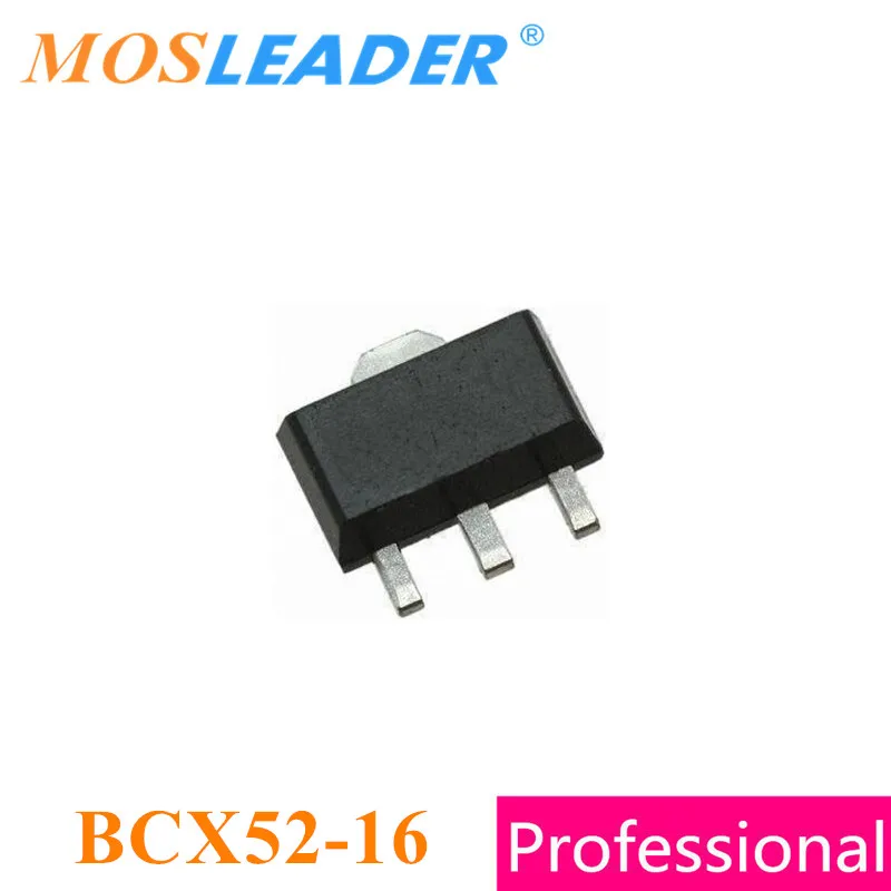 Mosleader BCX52 16 SOT89 1000 шт серия Сделано в Китае PNP 1A 40V 80V Высокое качество|Запасные