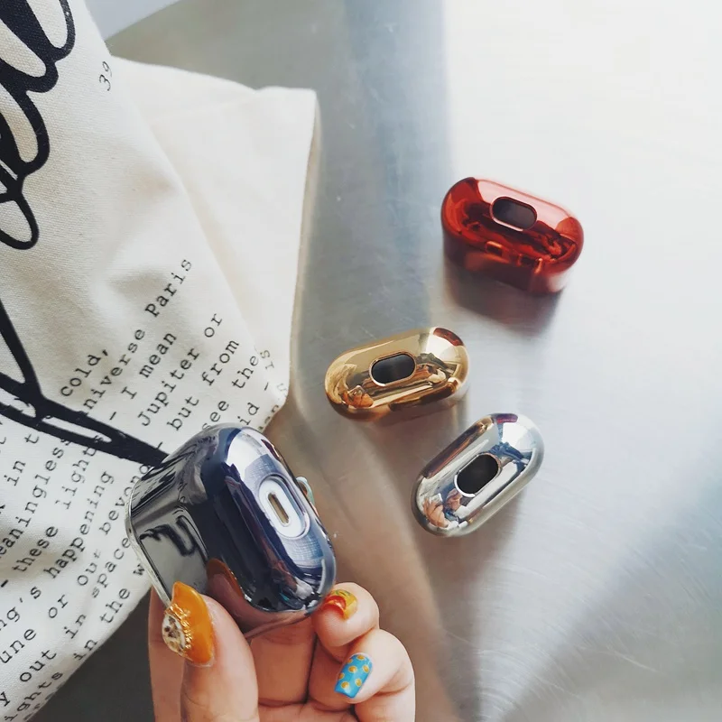 Чехол для беспроводных наушников Airpods 1:1 чехол оригинальные жесткие чехлы s