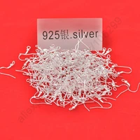 24hours handle free fast shipping 200pcs design silver beads jewelry findings 925 sterling silver hooks earrings wire