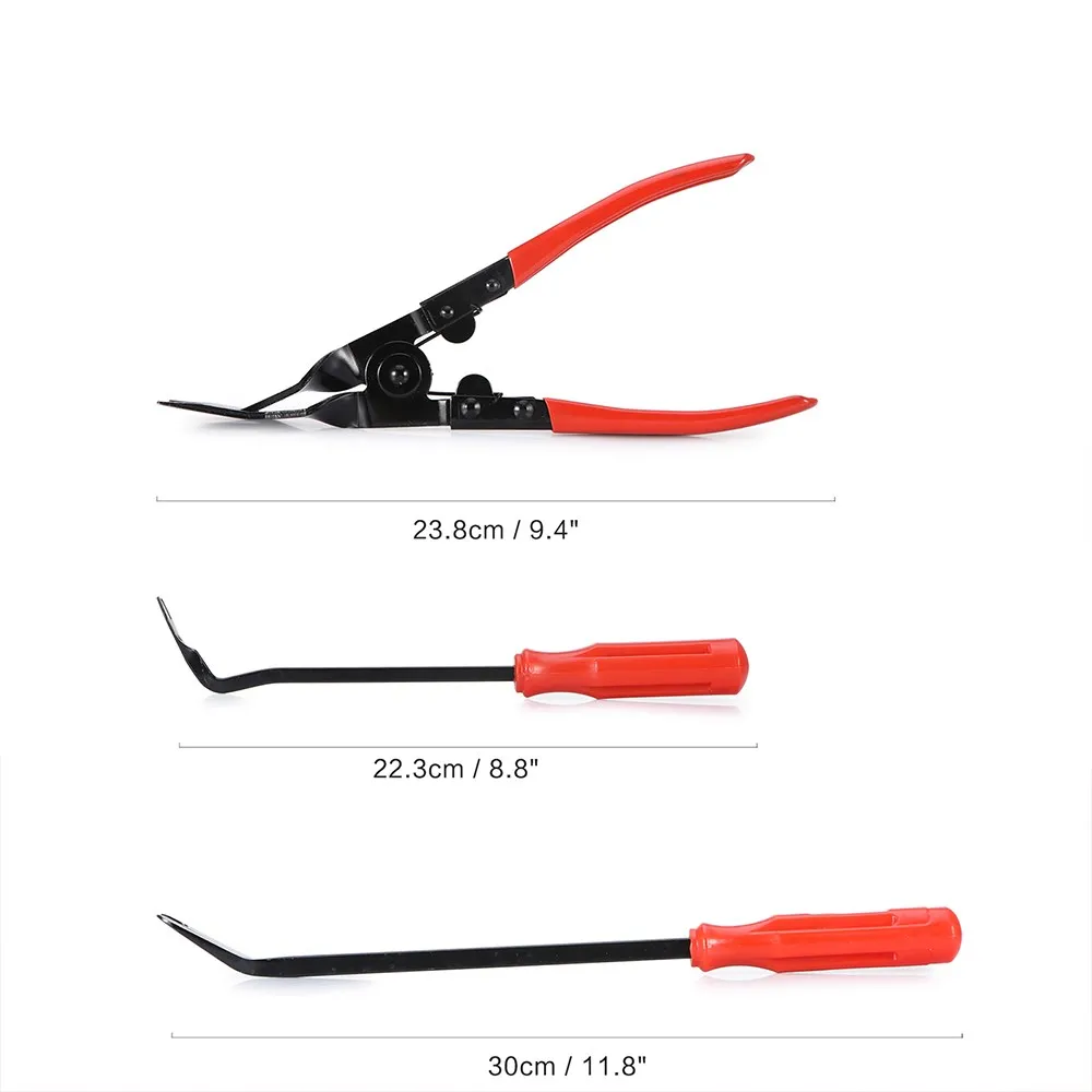 3 шт. Универсальная автомобильная панель обшивка обивка заклепки зажим Съемник