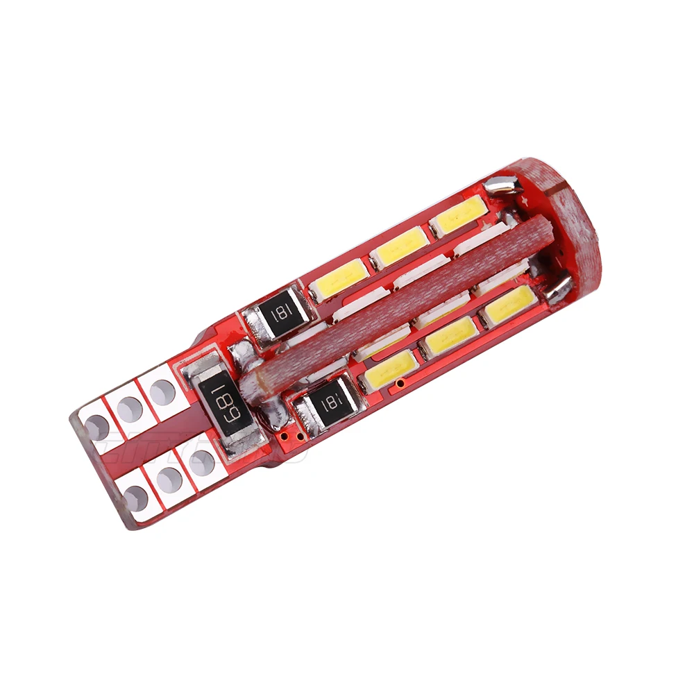 50 шт./лот T10 led CANBUS t10 27smd 4014 белые светодиодные лампы ERRO 194 168 W5W светодиодные лампы t10 27led canbus лампы внешний свет