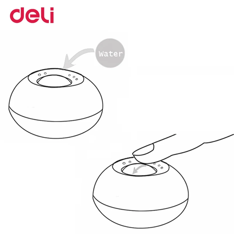Deli оптовая продажа высококачественный милый инструмент для смачивания пальцев