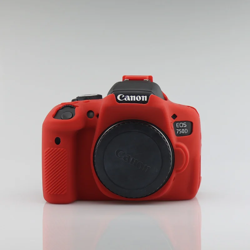 Красивый чехол для камеры Canon 750D мягкий резиновый защитный силиконовый корпуса