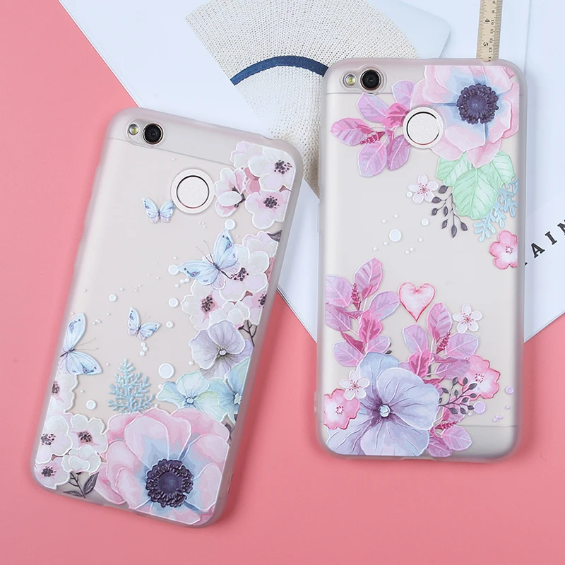 Чехол EIRMEON для Xiaomi Redmi 4X 5A S2 6 Pro Note 5 4A 5X Mi A1 6X 8 SE мягкий чехол из ТПУ с цветочным