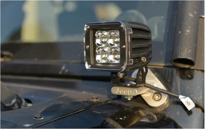 Бесплатная доставка 4 дюйма 12 Вт светодиодный фонарь для бездорожья