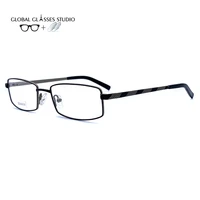 men metal glasses frame eyewear eyeglasses reading myopia prescription lens 1 56 index zx260039