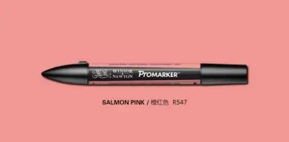 Winsor& Newton Promarker двухконцевые графические Маркеры цвета кожи - Цвет: salmon pink