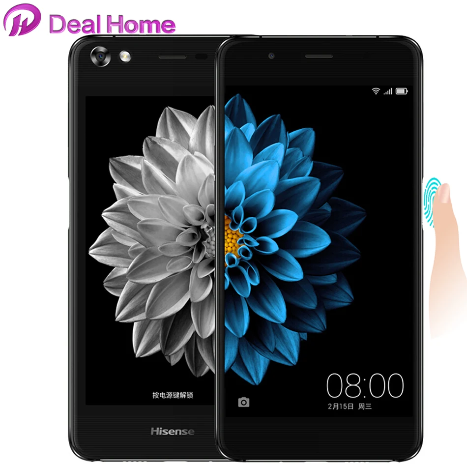 Hisense A2 двойной Экран смартфон 5.5 &quotAMOLED FHD + 5.2&quot Ссылка Snapdragon 430 Octa core 4 ГБ 64 16MP сбоку