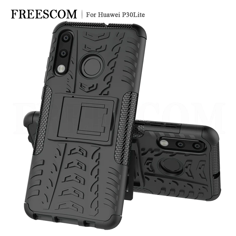 For Huawei P30 Case Lite Cover Heavy Rugged TPU+PC Armor Shockproof Kick Stand Pro P30Lite |