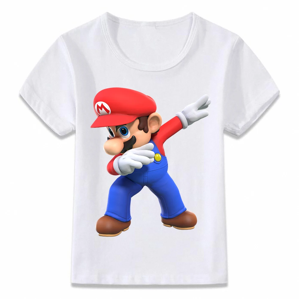 Детская одежда футболка с надписью dabing Mario Odyssey Dab забавная игровая геймерская