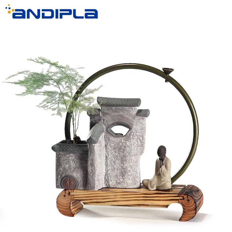 Дзен Будда линнань двор ваза цветочный горшок задний поток Курильница держатель