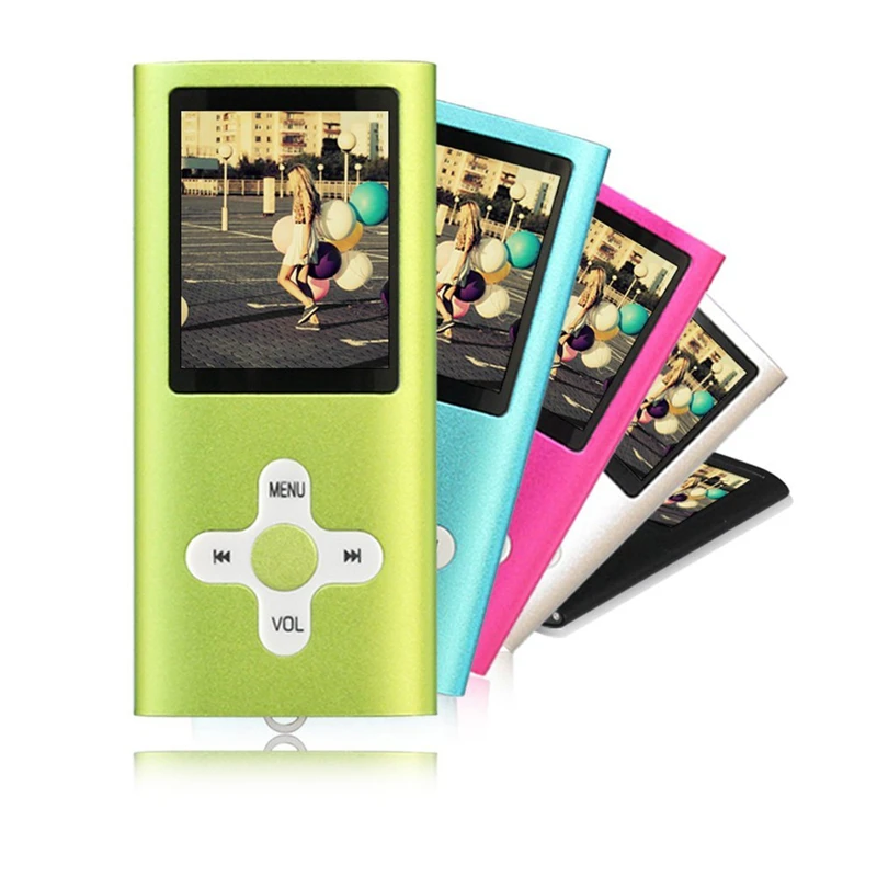 Новая кнопка вставки tf карты mp3 плеер 5 цветов тонкий 1 8 дюймовый жк медиаплеер для